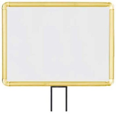 LAVI INDUSTRIES , Horizontal Fixed Sign Frame, , 11" x 14", Slotted, Gold 50-1131F7H-S/GD